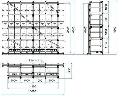 LINEAR SUPPORT FOR LED WALL