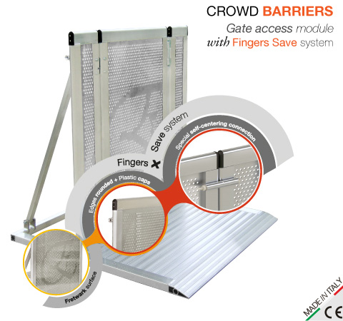 crows barriers con porta