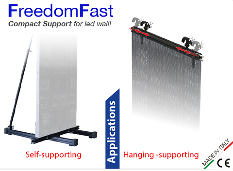 Supporto per led wall - supporto per pannelli led Efesto