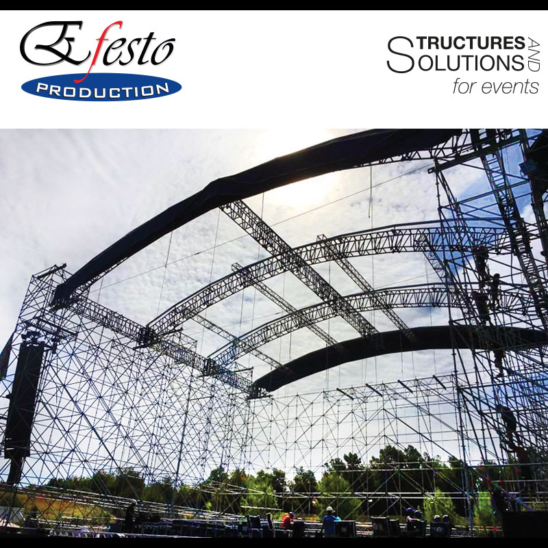 Rectangular section hight load aluminium truss-4