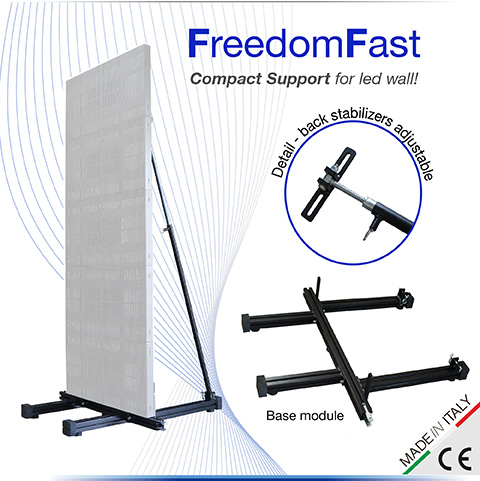 Supporto per led wall - supporto per pannelli led Efesto