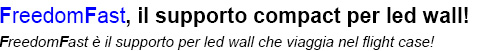 Supporto led wall Efesto